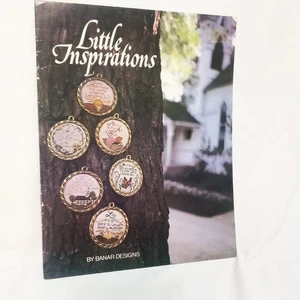 Little Inspirations Sayings Cross Stitch Leaflet Banar Designs Religious Phrase - Picture 1 of 5