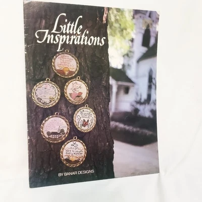 Little Inspirations Sayings Cross Stitch Leaflet Banar Designs Religious Phrase - Image 1 of 4