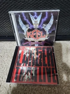 Keel 2 Cd Lot Right To Rock/Larger Than Live EX 1998/2000 OOP RARE Metal Mayhem - Picture 1 of 10