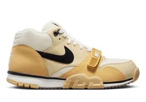 Nike Air Trainer 1 Unisex Trainer Coconut Milk/Black-Team Gold (UK-7) Brand new - Picture 1 of 7