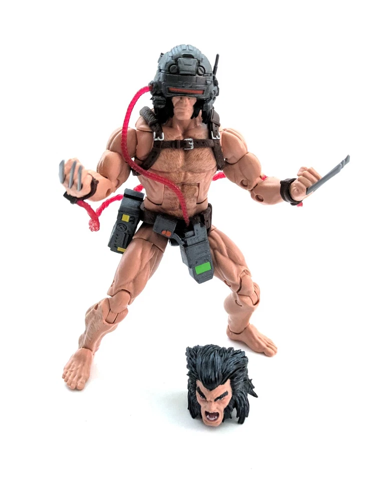Boneco completo Caliban BAF Wave X-Men Marvel Legends Weapon-X Wolverine 6" 2019 - Imagem 1 de 1