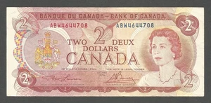 Kanada 2 Dollars 1974; F+; P-86a, C-BC47a; QEII; Inuit Jagdszene - Bild 1 von 2