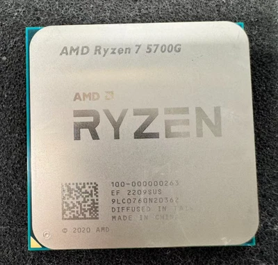 AMD Ryzen 7 5700G Desktop Processor 3.8GHz, 8-Core, 16-Thread Socket AM4 Tested - Image 1 of 3
