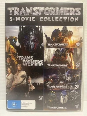 Transformers 5 Movie Collection DVD R4 PAL Free Postage - Image 1 of 4