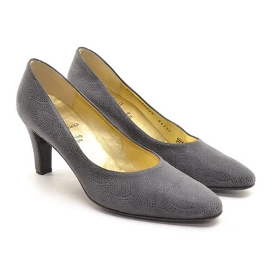 Zapatos de tacón de cuero gris 9 B para mujer Bruno Magli Lois Foto 1 de 4