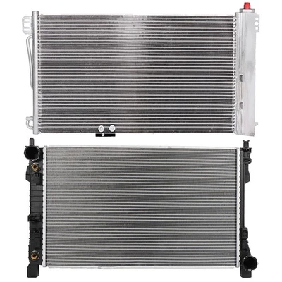 Radiator & AC Condenser Cooling Kit For 2001-2005 Mercedes-Benz C320 Foto 1 de 4