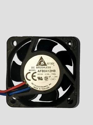 Delta AFB0412HB 12V 0.16A 40*40*15MM 3-pin cooling fan - Image 1 of 2