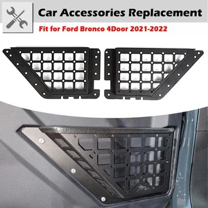 2pcs Front Door Panel Pocket Organizer Box Fit for 2021 2022 2023 FORD BRONCO - Picture 1 of 8