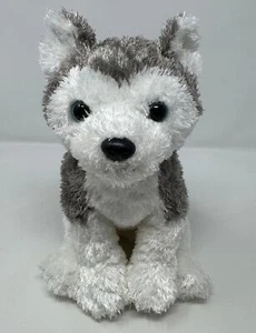 Peluche Ty Classic SLUSH Husky Cachorro Perro 2001 Ojos Azules Peluche TySilk - Imagen 1 de 5