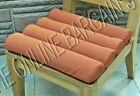 Frontgate Outdoor Channeled Replacement Patio Chair Cushion 17X17 Brick Orange