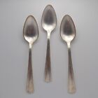 Set Of 3 Silver Plated Teaspoons Victor Silver Co (Intl Silver) Ins182