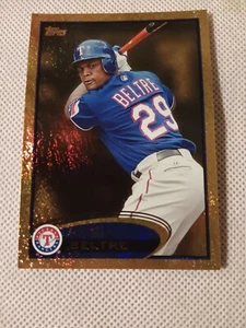 2012 ADRIAN BELTRE TOPPS GOLD SPARKLEN BASEBALL CARD #310 RANGERS MARINERS - Picture 1 of 2