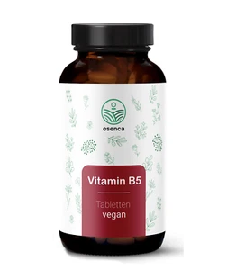 Vitamina B5 Comprimidos - Ácido pantoténico 200 mg - 180 Comprimidos Alta Dosis - Vegano - Imagen 1 de 7