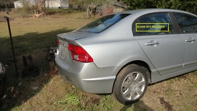 Honda Civic 2006-2011 4 puertas puerta trasera pasajero carcasa solo plata código NH700M OEM Foto 1 de 3