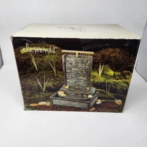 Tranquil falls collection by elements Fountain table top cascade  14x8x10  V1 - Picture 1 of 4