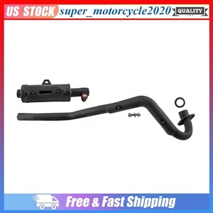 28mm Exhaust Pipe Muffler For Pit Bike 150cc 125cc 110cc Coolster ATV Go Kart US - Imagen 1 de 7