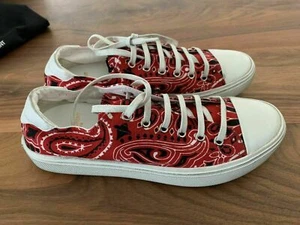 Saint Laurent Ysl Bedford Pañuelo Zapatillas de Deporte Zapatos Trainers 38 - Imagen 1 de 12