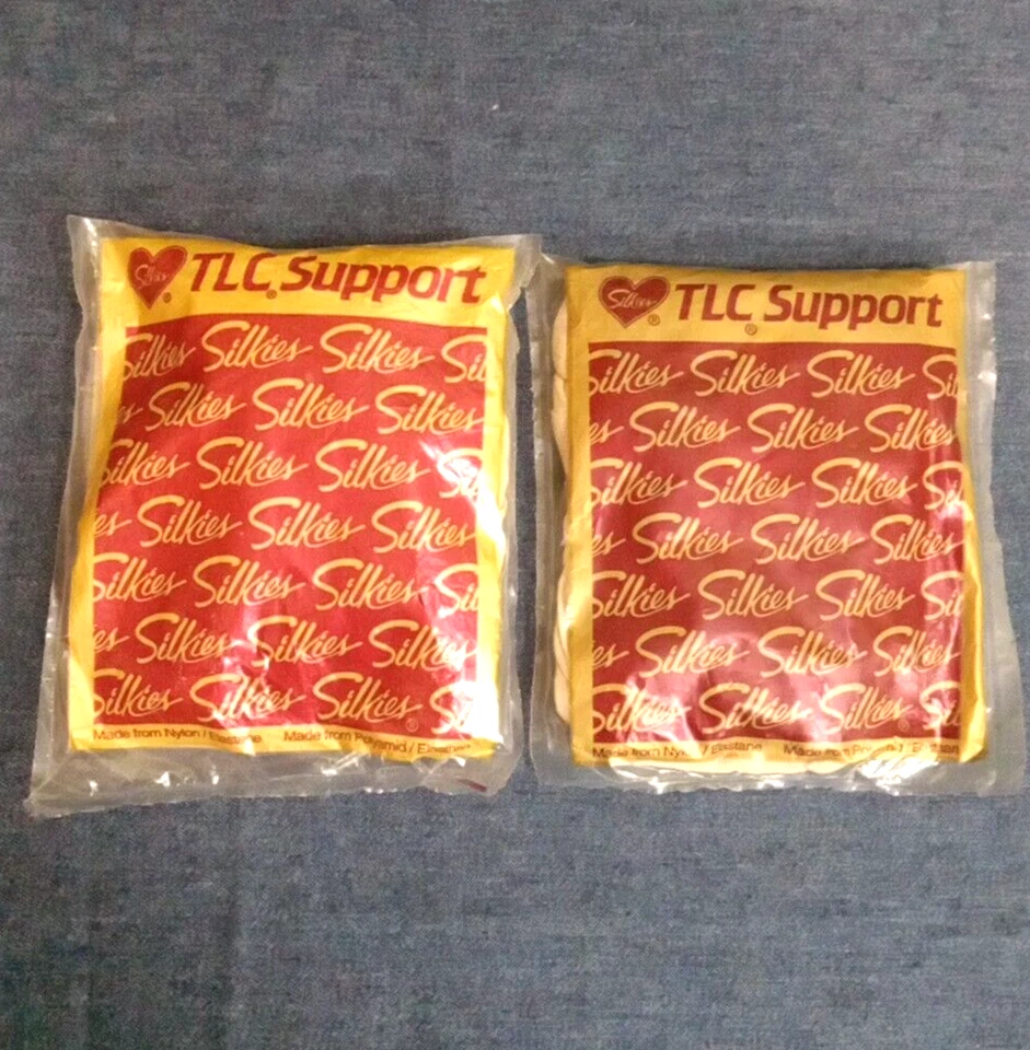 Pantimedias Silkies Medianas Soporte de Control Total de Piernas Nylon Mujer Ajuste Regular Lote 2 Foto 1 de 4