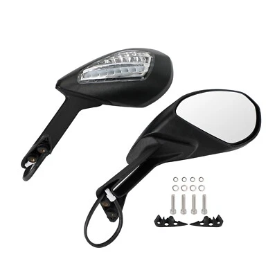 SPECCHIO DX + SX SPECCHIETTO CON LED PER DUCATI PANIGALE 959 1299 /S/ R 15-20# - Imagen 1 de 4