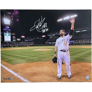 Todd Helton Autographed/Signed Colorado Rockies 16x20 Photo TRI 47415 - Picture 1 of 3