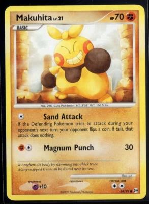 Makuhita 68/99 Common Platinum Arceus Pokemon TCG Near Mint - Image 1 of 2