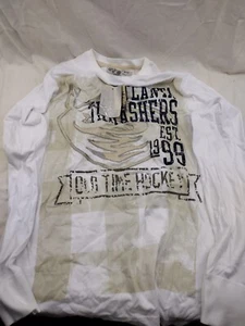 Camisa manga larga emitida por el equipo Old Time Hockey Atlanta Thrashers talla L hockey - Imagen 1 de 2