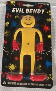 Accoutrements Evil Bendy Flexible Yellow Devil 1998 - Picture 1 of 4