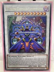 Yu-Gi-Oh Card - RATE-EN045 - FLOWER CARDIAN LIGHTFLARE (rare) - NM/Mint - Picture 1 of 1