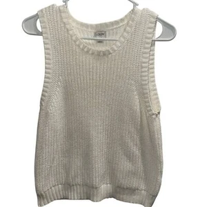 J. Crew Cream Color Sweater Vest - Women's Size Medium - Picture 1 of 5