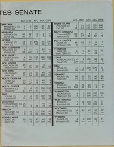Vtg 1964 Flyer Campaign Democrats vs Republicans US SENATE Congress Race - Picture 1 of 8