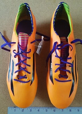 Adidas Adizero F50 XTRX SG Naranja Zapatos de Fútbol Botines de Fútbol Botas US12 UK11.5 Foto 1 de 4