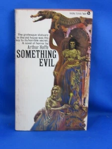 Something Evil by Arthur Hoffe 1968 1st Edition  Gothic Horror Avon Paperback - Picture 1 of 6