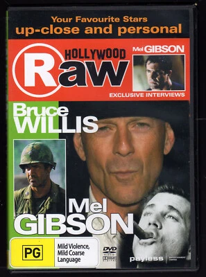 Hollywood Raw: Bruce Willis Mel Gibson DVD reg.4 - image 1 of 4