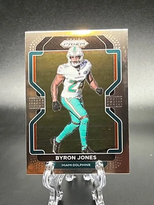 2021 BYRON JONES PRIZM FOOTBALL MIAMI DOLPHINS #110 - Image 1 of 2