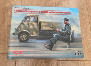 Kit Modelo L283 ICM 35418 - Lastkraftwagen 3.5 t AHN con Drivers Alemanes - 1/35 - Imagen 1 de 2