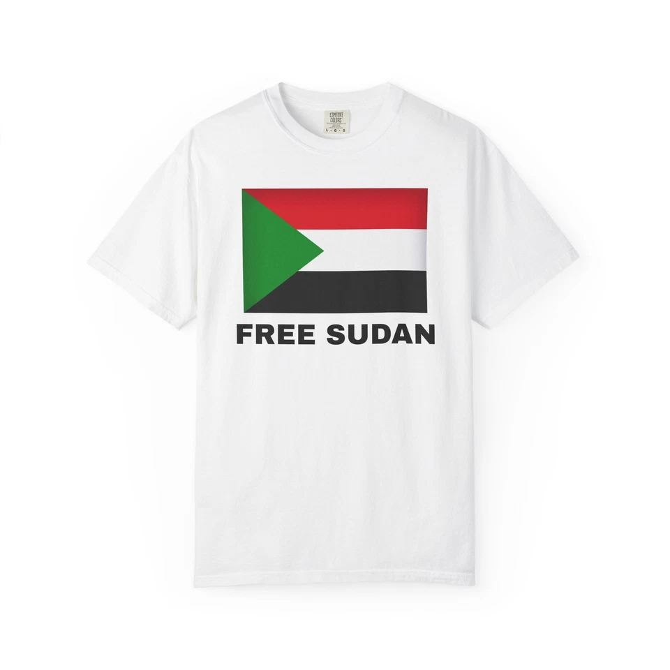 Camiseta Free Sudan Flag | Camiseta Sudanesa Solidaridad Paz para Activistas Foto 1 de 1
