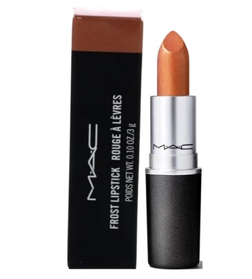 MAC Frost Lipstick Shade 304 BRONZE SHIMMER Full Size 3g / .1oz New In Box - Image 1 of 3