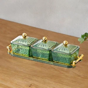 Dried Fruit Organizer Storage Container with Lid for Cookies Fruits Nuts - Picture 1 of 16