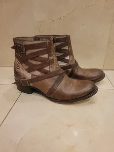 Freebird by Steven Sammi braune Leder Stiefeletten Größe 8 - Bild 1 von 14