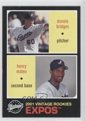 2002 Upper Deck Vintage Donnie Bridges Henry Mateo #197 - Image 1 of 2