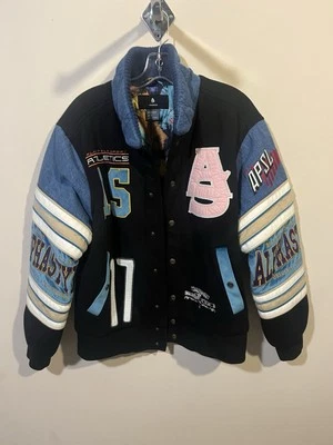 Мужская баскетбольная куртка Alphastyle Golconda Letterman Varsity средний размер - Изображение 1 из 3