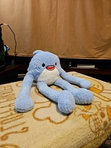 Fiesta Noodlez Sealife Approx 15" Blue Shark Stuffed Animal Plush - Picture 1 of 12