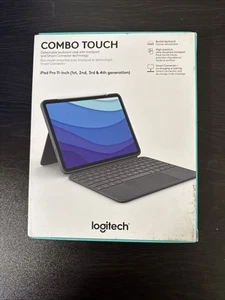 Logitech Combo Touch Keyboard Folio for iPad Pro 11" (1st, 2nd, 3rd & 4th) Gray - Afbeelding 1 van 8