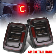 Newest Upgrade LED Tail Light Smoke Reverse Turn Signal For Jeep Wrangler JK JKU