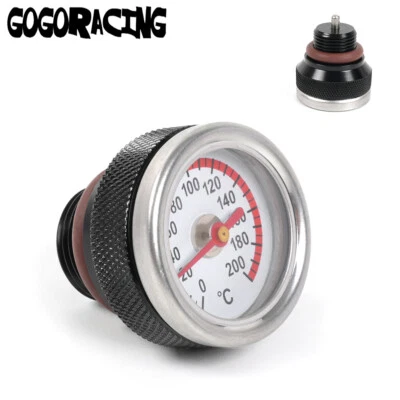 Oil Temperature Gauge M20x1.5 Oil Filler Cap For Harley Davidson Haojue TR300 - Imagem 1 de 4