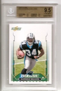 Tarjeta de novato 2006 Score DeAngelo Williams BGS 9,5 gema como nueva Carolina Panthers - Imagen 1 de 2
