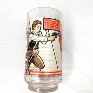 Star Wars Return Of The Jedi of Burger King Glass 1983 Vintage Tatooine Desert - Picture 1 of 5