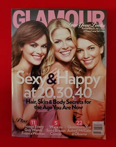 Glamour Magazine 2008 October Rachel Bilson Ali Larter Diane Lane NEW - Picture 1 of 6