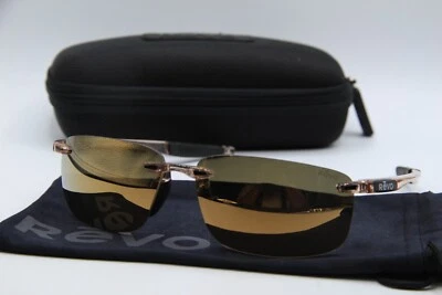 ¡NUEVAS GAFAS DE SOL REVO RE 4059 10 RUBOR ROSA POLARIZADAS MARCOS AUTÉNTICOS 64-13! Foto 1 de 4