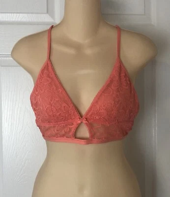 Aerie Racerback Lace Bralette Womens Medium Pullover Bra With Adjustable Straps - Image 1 of 4